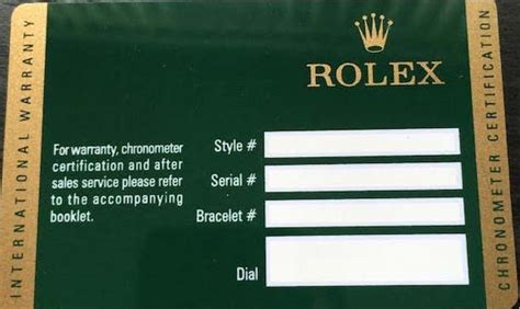 can you get a replacement rolex warranty card|Rolex new style warranty card.